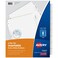 Avery Big Tab Insertable Dividers, 8-Tab, Clear, Extra-Wide, 1 Set