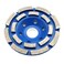 TEMO 4" Diamond Two Row Segment Grinding Wheel Disc for Marble Tile