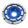 TEMO 4" Diamond Two Row Segment Grinding Wheel Disc for Marble Tile