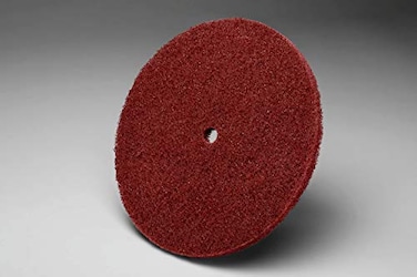 Cubitron Scotch-Brite 28077 High Strength Disc, 8" x 7/8" A VFN, Maroon