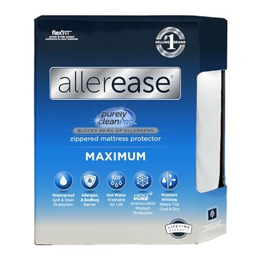 Aller-Ease AllerEase Maximum Allergy Mattress Protector, Twin Size