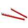 Ernst Manufacturing ERNST 6012-Red Wrench Rail Set, 20 Tool, Red