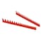 Ernst Manufacturing ERNST 6012-Red Wrench Rail Set, 20 Tool, Red