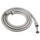 Angle Simple Replacement Handheld Shower Hose 79", 1/2" IPS, Brushed Nickel