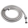 Angle Simple Replacement Handheld Shower Hose 79", 1/2" IPS, Brushed Nickel