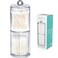 SheeChung 2 Pack Acrylic Stackable Cotton Round Holder with 10oz12oz