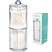 SheeChung 2 Pack Acrylic Stackable Cotton Round Holder with 10oz12oz