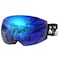 OutdoorMaster Ski Goggles PRO, OTG Snow Goggles with Interchangeable Lens