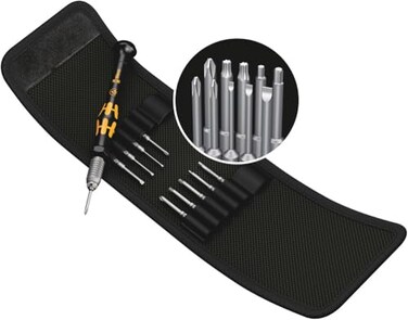 WERA Kraftform Kompakt ESD/11 SB Micro-Tool Set 11 Pieces