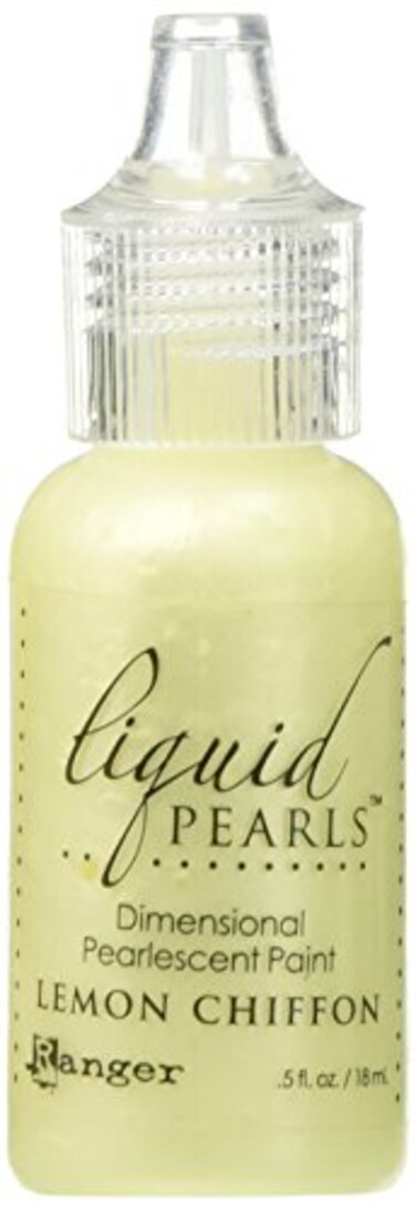 Ranger Liquid Pearls Glue, 0.5 oz, Lemon Chiffon