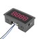 Hilitand DC 8-24V Digit Counter, 4 Digit LED Digital Display 0-9 Up/Down Plus/Minus Panel Counter Meter with Cable ,Red