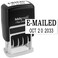 MaxMark Self-Inking Rubber Date Office Stamp with E-MAILED PhraseDate - Black Ink ,Max Dater II, 12-Year Band