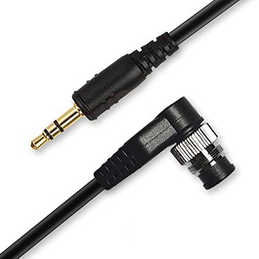 Pixel 3.5mm DC0 Cable Release Wire Remote Shutter Release for Nikon D800 D810 D850 D700 D500