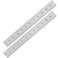 Eboot 2 Pcs Stainless Steel Ruler for Machinist Engineer, 6 Inch