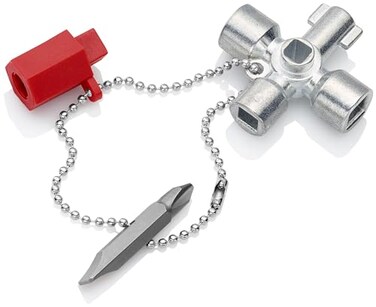 KNIPEX - 00 11 02 Tools - Universal Control Cabinet Key ,1102