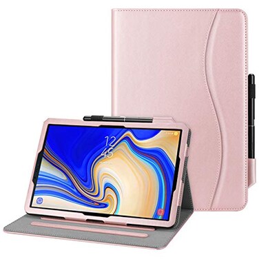 Fintie Multi-Angle Viewing Case for Samsung Galaxy Tab S4 10.5, Rose Gold