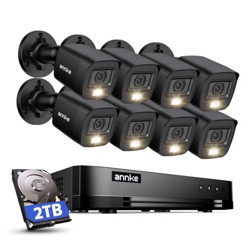 annke Annke 16ch Surveillance Security Camera System 8pcs Cameras Hdd 2TB