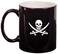 MIP Black Ceramic Coffee Tea Mug Jolly Roger Pirate
