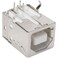 Velleman CC089 USB B Female Single Connector, 1 Grade to 12 Grade, 90 Degree, PCB Mounting