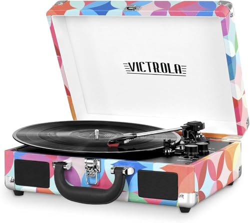 فيكترولا Victrola Journey Bluetooth Suitcase Record Player bluetooth