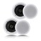 Pyle 4 Pairs 6.5" 200W in Ceiling Wall Speakers, PDIC1661RD, White, 1 Pair