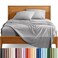 Bare Home King Sheet Set - 1800 Ultra-Soft ,King, Light Grey