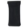 CTM Leather Push Mouth Pebble Grain Eyeglass Holder, Black