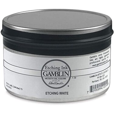 Gamblin Etching Ink Etching White 1 Lb