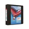 Staples Heavy-Duty 2-Inch 3-Ring View Binder, Black