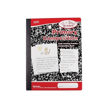 Staples Primary Composition Book, 9.75x7.5 Inch, 12-Pack
