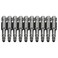 COMOK 10pcs 50mm Long 1/4 Inch Hex Shank T20 Torx Head Magnetic Screw Driver Bit Set Security Tamper Proof Star 6 Point Screwdriver Kit Tools