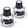 TWTADE / 2pcs Single Turn Rotary Carbon Linear Variable Potentiometer2pcs Knob WTH118-2W 10K Ohm