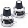 TWTADE / 2pcs Single Turn Rotary Carbon Linear Variable Potentiometer2pcs Knob WTH118-2W 1K Ohm