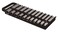 Lisle 40990 Large Magnetic 1/2 Socket Tray Black