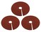 Fasmov 3 Pack Rubber Mulch Ring Tree Protector Mat Tree Protection Weed Mats, Heavy Duty Rubber, 24 inch