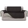 Easy-Going Reversible Couch Cover, 2 Cushion Sofa, Chocolate/Beige