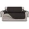 Easy-Going Reversible Couch Cover, 2 Cushion Sofa, Chocolate/Beige