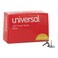 Universal Thumb Tacks, Steel, Silver, 0.31", 100/Box