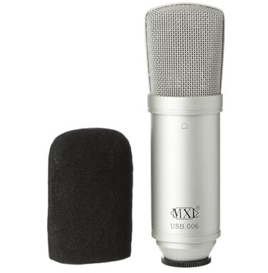 MXL Marshall USB 006 Cardioid Condenser Microphone - Gray