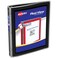 Avery Flexi-View 3 Ring Binder, 1/2" Round Rings, 1 Black Binder