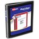 Avery Flexi-View 3 Ring Binder, 1/2" Round Rings, 1 Black Binder