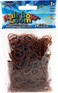 Rainbow LoomCocoa Rubber Bands with 24 C-Clips ,600 Count