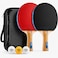 GEWO Rave Speed Pre-Table Tennis Racket Set Flared