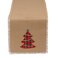 DII Christmas Kitchen Table Dcor, Table Runner, 14x72, Jute, Red Plaid Christmas Tree