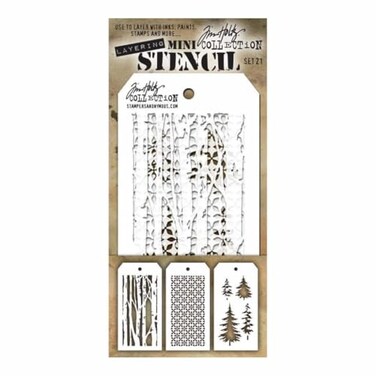 Stampers Anonymous Mini Layering StencilTHMini21