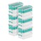 Sterilite StackCarry 3 Layer Handle Box, Small Latch Bins, Clear, 6 Pack