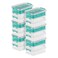 Sterilite StackCarry 3 Layer Handle Box, Small Latch Bins, Clear, 6 Pack