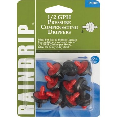 Raindrip R108CT 10-Count 1/2 GPH Drippers