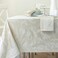 Benson Mills Harmony Scroll Damask Tablecloth ,Birch, 60 x 120