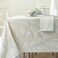 Benson Mills Harmony Scroll Damask Tablecloth ,Birch, 60 x 120